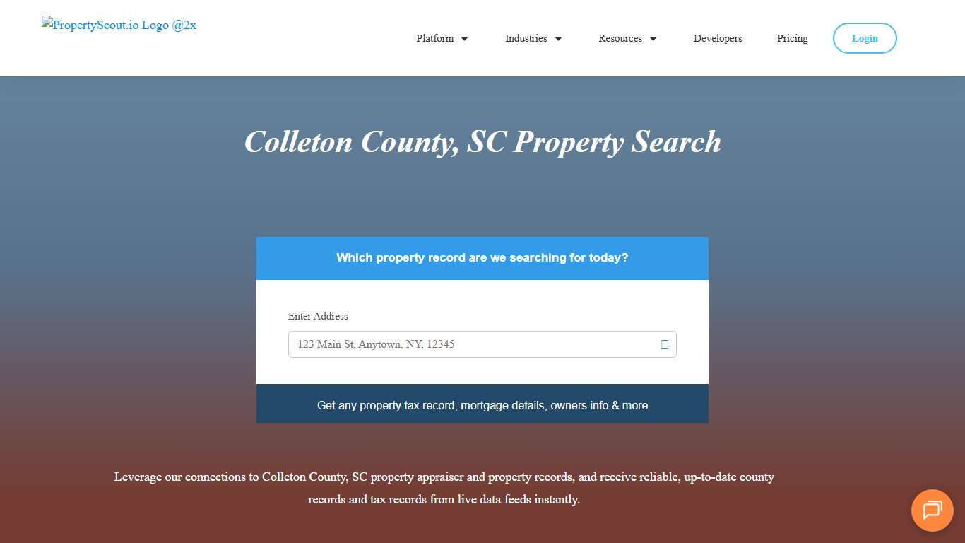 Colleton County, SC Property Records Search - Propertyscout.io